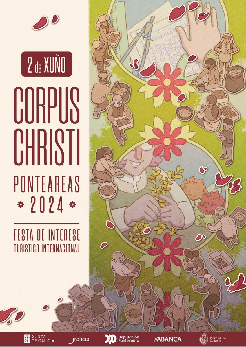 𝐂𝐎𝐑𝐏𝐔𝐒 𝐂𝐇𝐑𝐈𝐒𝐓𝐈 𝟐𝟎𝟐𝟒

Este año tenemos el privilegio de participar en la procesión del Corpus Christi de Ponteareas, declarado Interés Turístico Internacional. 

🗓️ Domingo 2 de junio
⏰ 11:30

#ElAlmadelaVictoria | #Vamosaganar 🎗️