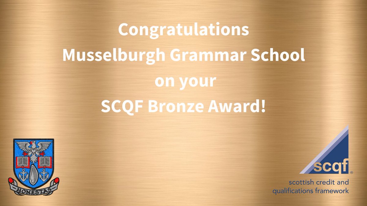 🥳A huge well done to @mgsonline for earning bronze in the #SCQF School Ambassador Recognition Programme! 👍The @ELCouncil school has been busy promoting the benefits of the SCQF and exploring new learner pathways. 👀Check them out at scqf.org.uk/support/suppor… #learnerjourney