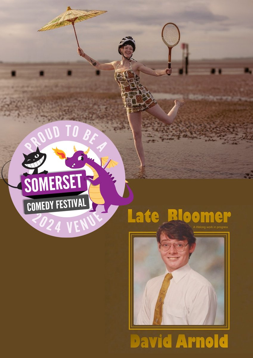 Don't miss out on this hilarious night at the Somerset Comedy Festival!
Join us for an evening packed with laughter featuring two fantastic comedians: Stephanie Laing and David Arnold.
Book your tickets now! 🎭
somersetcomedyfestival.co.uk/whats-on/steph…
#SomersetComedyFestival #Taunton #ComedyNight
