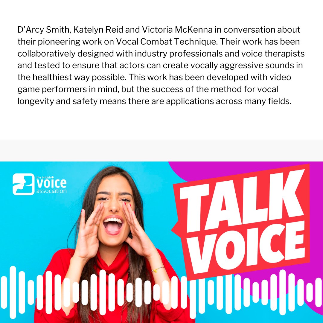 British Voice Assoc. tweet media