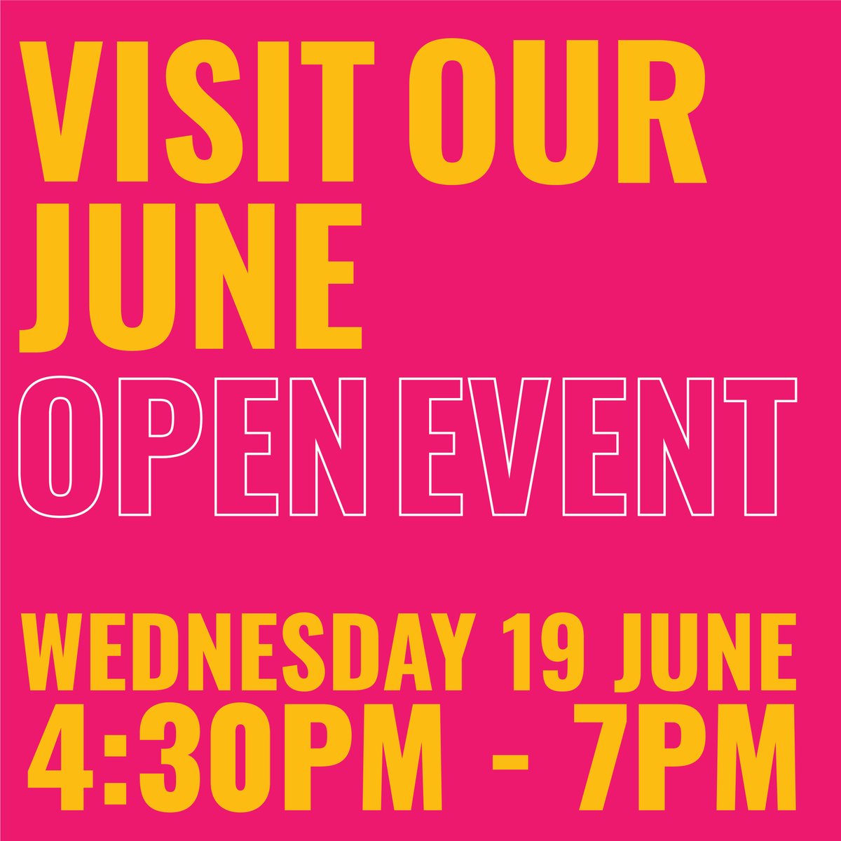 Still undecided for September? Our June Open Event is less than a month away. Discover our career-led courses, explore our world class campuses, and chat to our friendly staff. Don't miss out, secure your place at wmc.ac.uk/open-day