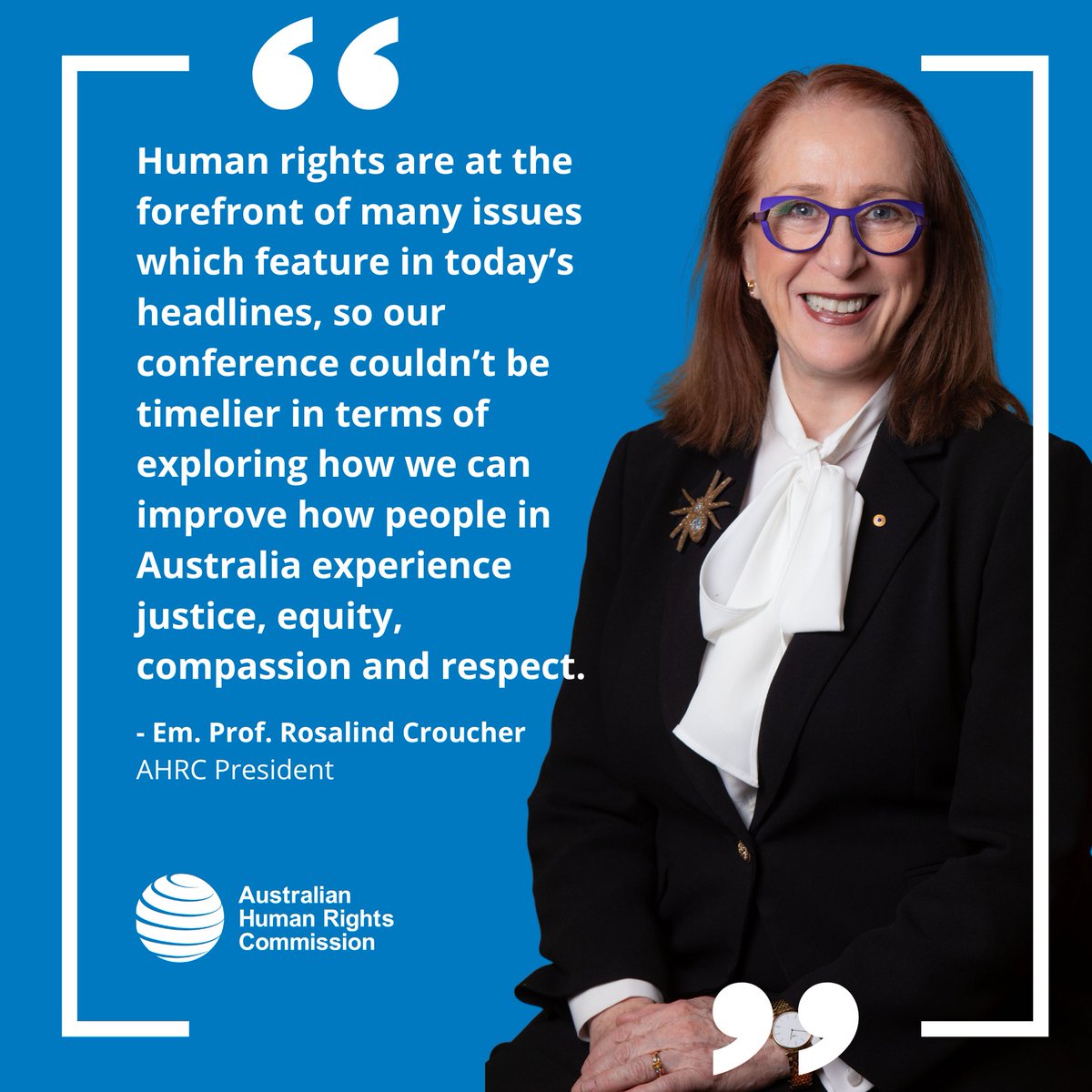 Rights-based solutions to critical social issues are set to take centre stage at our Free + Equal Conference 6-7 June in Sydney. loom.ly/Za_xob8 Don’t miss out. REGISTER NOW: loom.ly/UAOpOrY #AHRC #AusHumanRights #HumanRightsAct