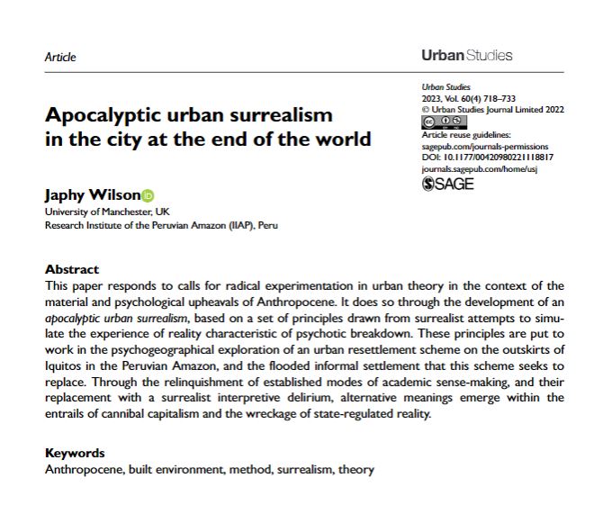 We are pleased to announce that the #UrbanStudies #BestArticle2023 has been awarded to two joint winners! Congratulations to Anthony Miro Born (@miro_born) and Japhy Wilson. Read the winning articles and seven shortlisted papers for free on our website:
urbanstudiesonline.com/best-article/