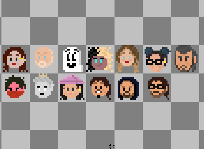 Creating a pixel doodle faces artwork for today's drop so...

DROP YOURSELF BELOW IF YOU WANNA BE IN THE ARTWORK! 🔥🔥