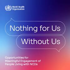 As we approach #WHA77, we call upon the governments and all #NCDs actors to recognise the importance of involving people living with NCDs in the development and planning of policies for well-being and across the continuum of care #ActOnNCDs @mikkelsenBente @ncdalliance @WHO