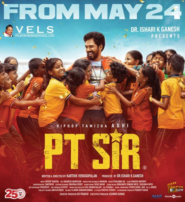 #PTSir Today's Paper AD🔥 Stars : Hip Hop Tamizha - Kashmira - Anikha - Thiagarajan Music : Hip Hop Tamizha (Thani Oruvan - Aranmanai 4) Direction : Karthik Venugopalan (Nenjamundu Nermaiyundu Odu Raja) MAY 24 Theatrical Release!!