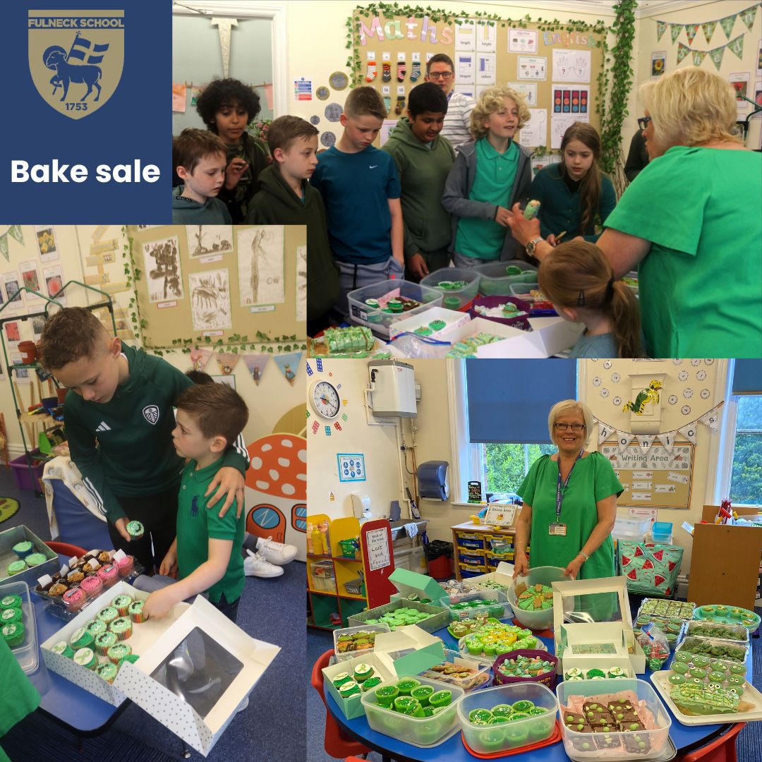 FulneckSchool's tweet photo. On Thursday, the Primary School celebrated ‘Wear it Green’ Day to support Mental Health Awareness. Thank you for all your generous donations, we've managed to raise £230!
Well done to Henrietta in Year 2 for winning the best dressed, and Reception for best dressed Year group! https://t.co/k8oAgOqBxX