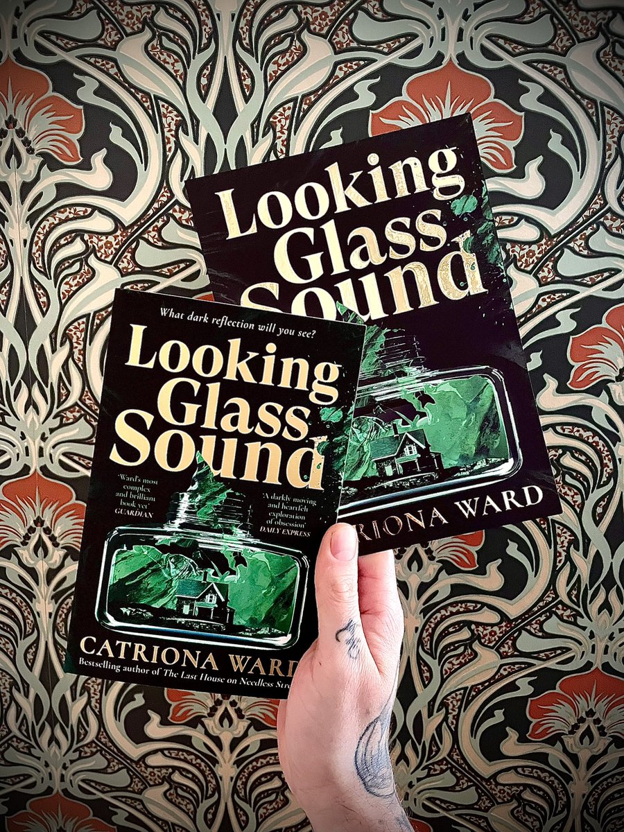 🖋️ Oh now this is fabulous! 🖋️
🖤 Thank you so much to those gorgeous lot at @ViperBooks for this rather stunning paperback of #LookingGlassSound by @Catrionaward 🖤
💚 This cover is glorious and I love her books! Publishing in paperback Thursday! 💚
#Bookmail #gifted