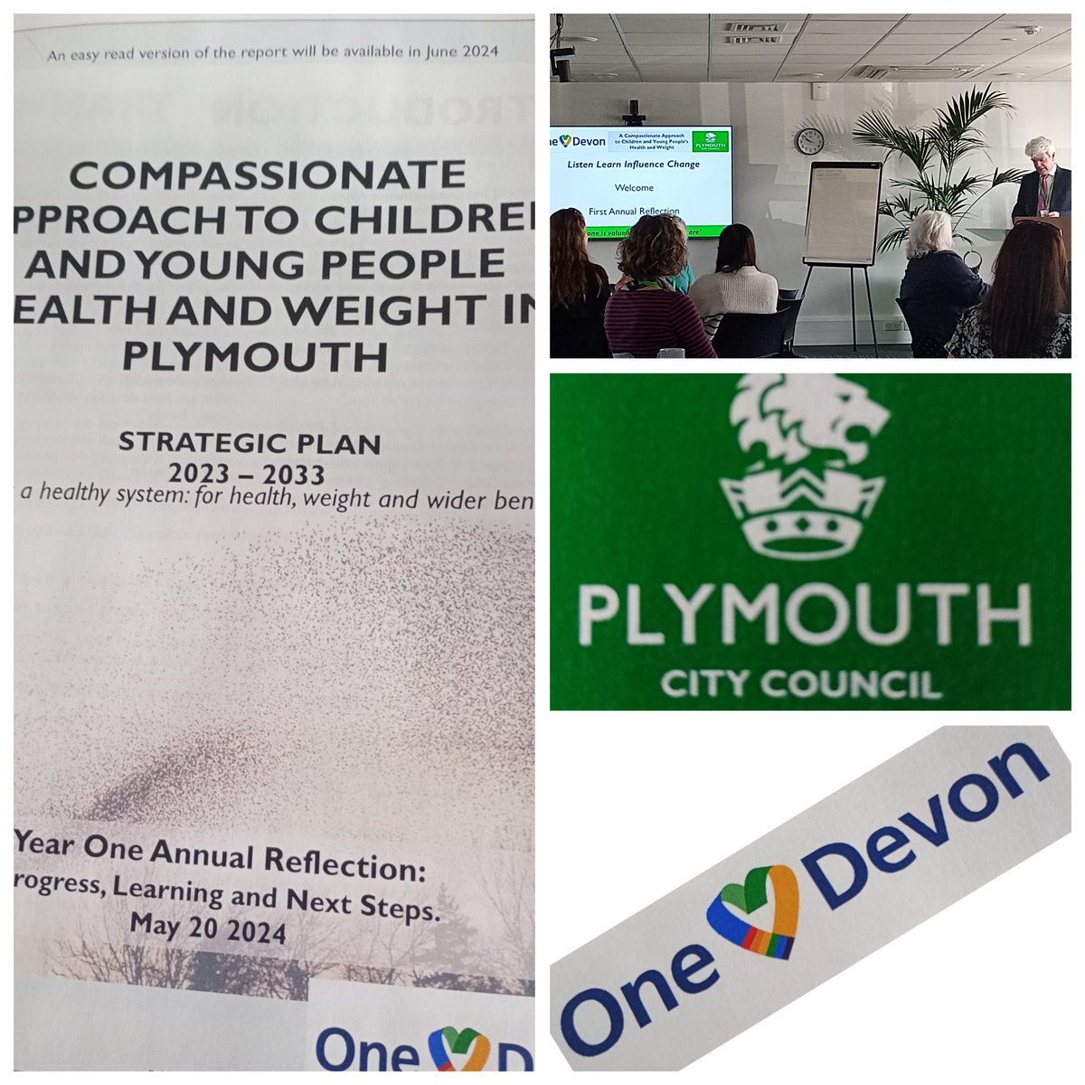 Inspired 2b here this morning, celebrating excellent achievements of #compassionate approach to #children & #youngpeople (health & weight) #Plymouth @PHPlymouth #OneDevon Great to see @foodsequal 'model' of #coproduction mentioned in strategy #impact #collaboration #community