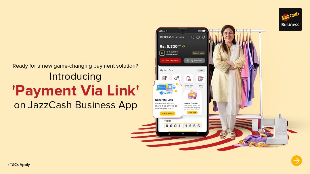 Payment solutions in every situation! JazzCash Business app introduces the option of paying via link where you can send your customers the payment link on their mobile number or email ID to receive payments. Download JazzCash now: bit.ly/3CS8cti