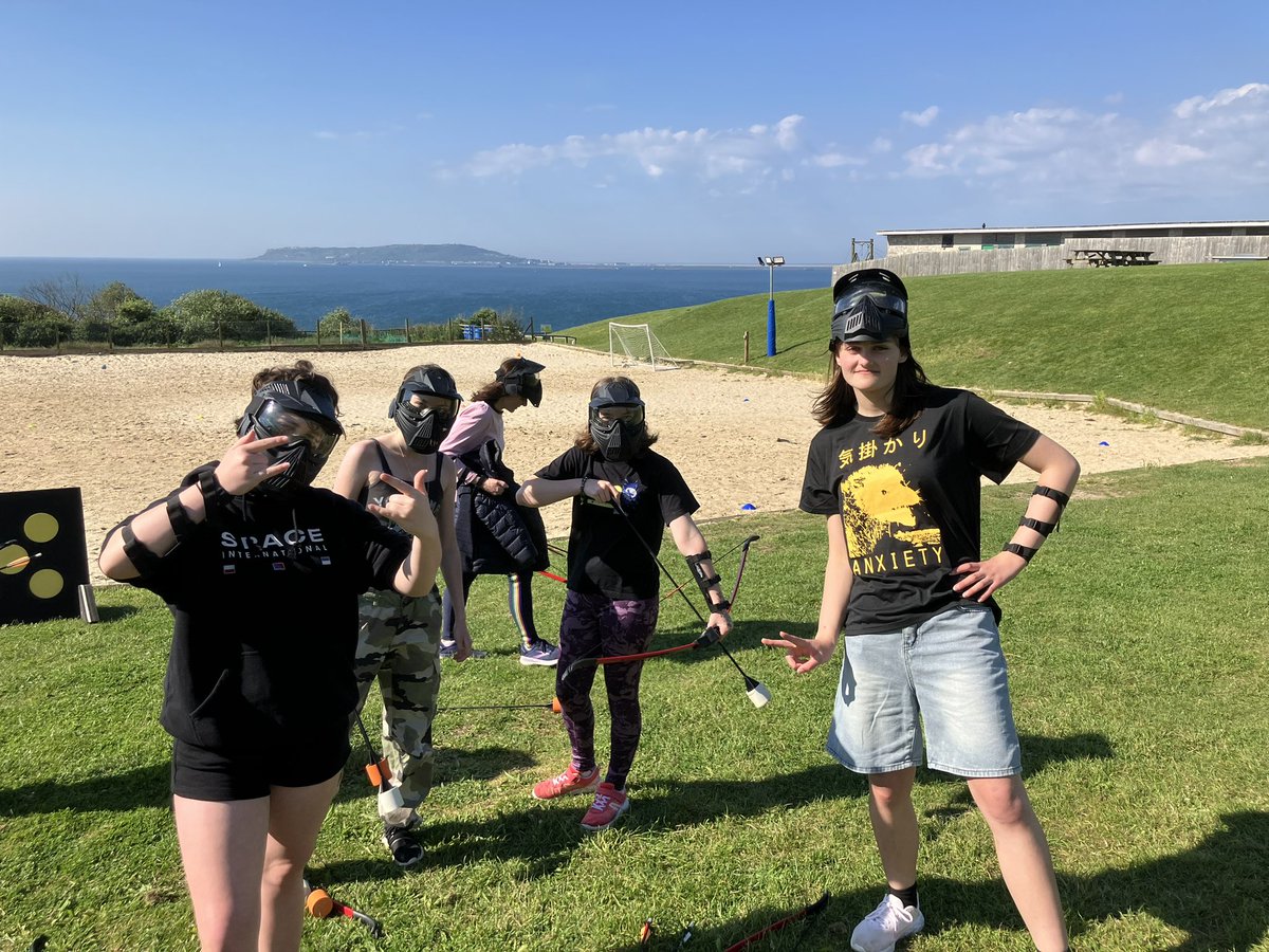 CHTrips's tweet photo. @CHSMoulsford Year 9’s on Archery Tag - looking good! https://t.co/7Tg40nfbAE