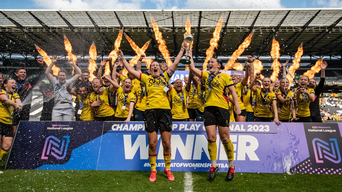 A Poppy Wilson header secured victory in the @FAWNL play-off final, one year ago today! 🤩 More memories to be made in 24/25. 🙏