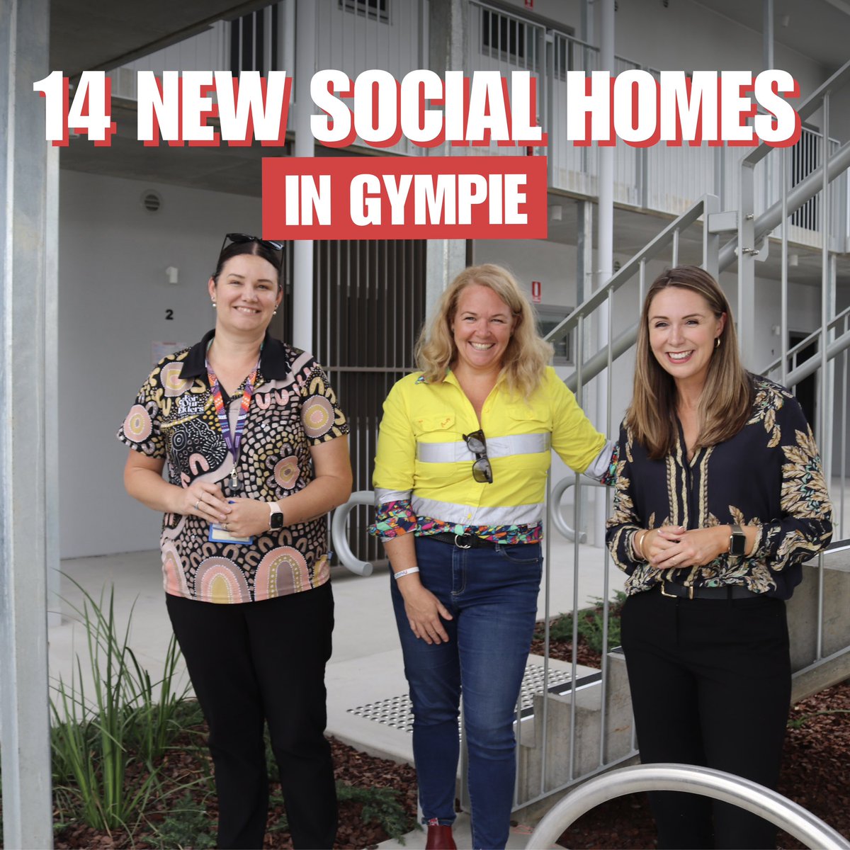 We’ve delivered 14 new social homes in Gympie for Queenslanders in need.
 
They have been designed with accessibility at the forefront, ensuring comfort and independence for residents of all abilities.