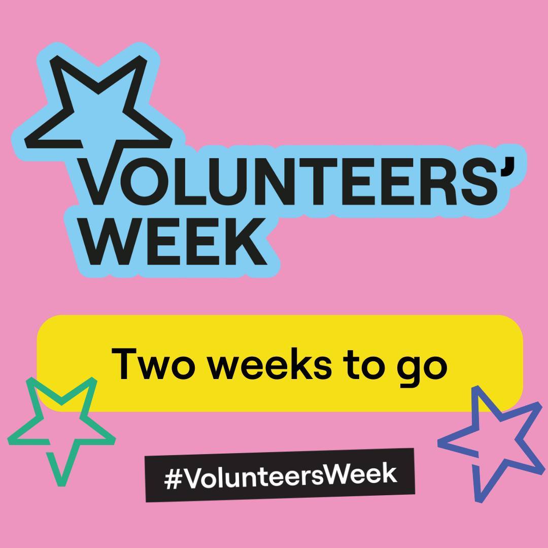 📢 There's just two weeks to go until we all show our utmost appreciation for every single volunteer in the UK, are you ready? Don't forget to tag us, so we know what you're getting up to and to share how you’re celebrating the 40th anniversary of #VolunteersWeek.