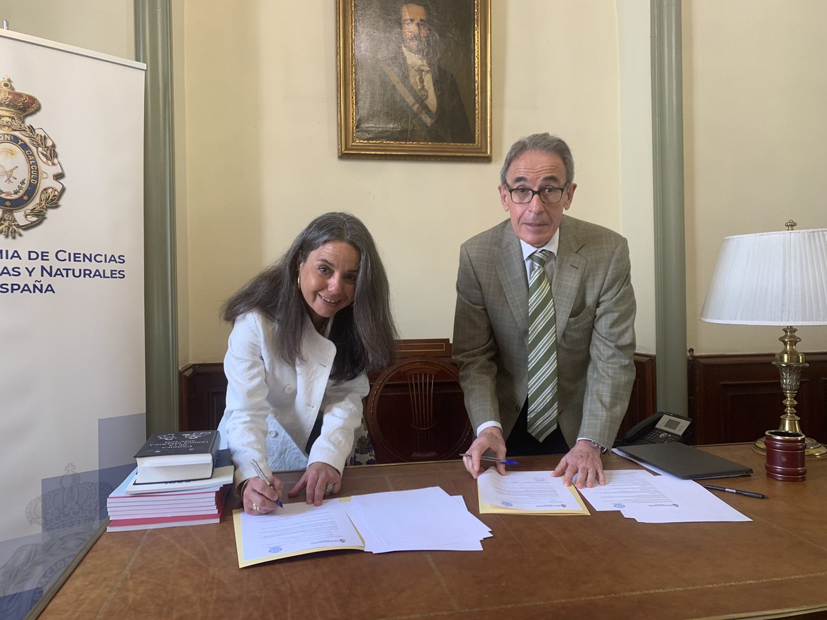 🔵 La #RSME y la @RACiencias han firmado un acuerdo para el desarrollo de actividades y proyectos dirigidos al impulso de las #matematicas Esta firma amplía su red de alianzas y colaboraciones con diferentes instituciones dentro y fuera de España 🤝 rsme.es/2024/05/la-rsm…