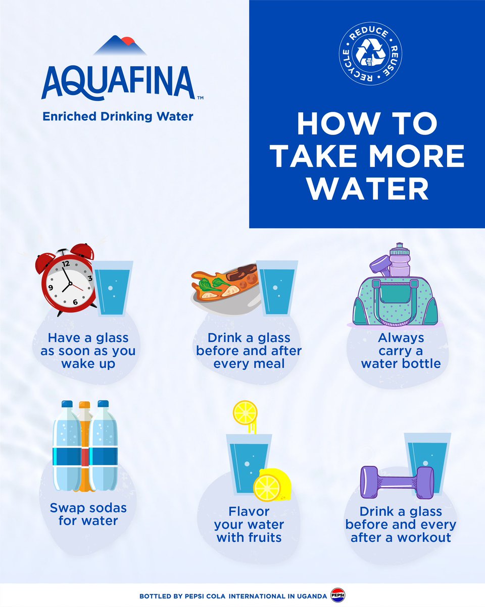 Water is the essence of life and a healthy diet. These 6 tips will help make sure you drink enough water everyday to stay hydrated. #hydrationweek #enricheddrinkingwater