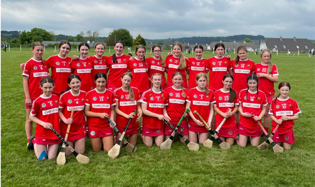 Well done to Molly Verling who played against Galway in her Cork colours. Molly wearing no 15 representing Cobh Camogie has been working hard and playing excellent hurling. Credit to Molly, her coaches and Cobh Camogie Club.