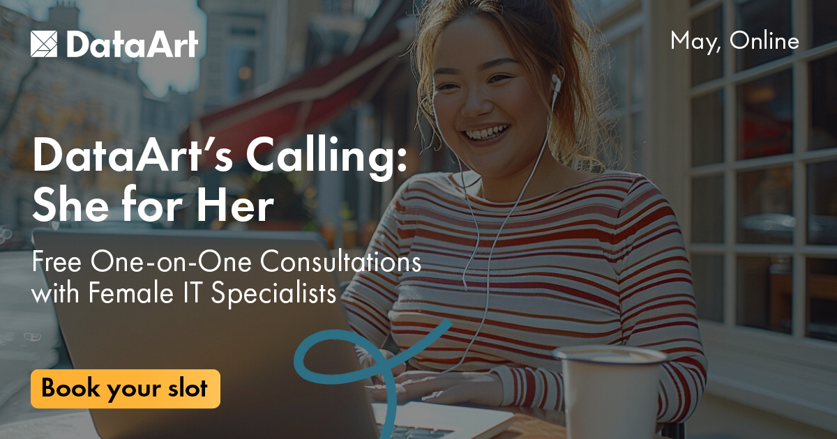 ⚡️Join DataArt's Calling to discuss challenges women face in IT >>> bit.ly/4aunepk
DataArt presents a unique opportunity to set up a meeting with our team of 10 experts, each specializing in various fields, eager to share their insights with you.