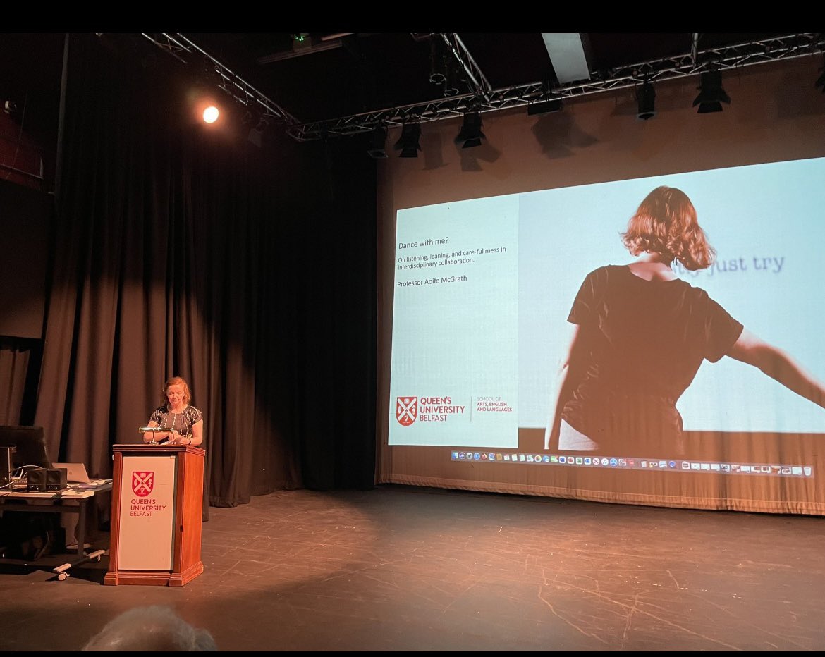 QUB Drama (@dramaqub) on Twitter photo Massive congratulations to <a href="/aoifepea/">Aoife McGrath</a> . We are very proud that you have become our very own Professor of Dance! You are amazing! ๐คฉ Well done on your inaugural lecture ๐๐ผ ๐ญ ๐ <a href="/DramaQub/">QUB Drama</a> <a href="/QUBelfast/">Queen's University Belfast ๐</a> Massive congratulations to <a href="/aoifepea/">Aoife McGrath</a> . We are very proud that you have become our very own Professor of Dance! You are amazing! ๐คฉ Well done on your inaugural lecture ๐๐ผ ๐ญ ๐ <a href="/DramaQub/">QUB Drama</a> <a href="/QUBelfast/">Queen's University Belfast ๐</a>