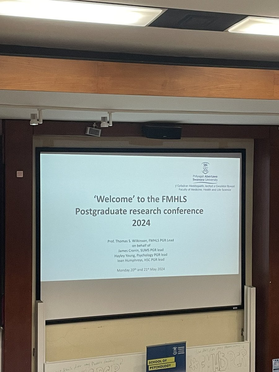 Very much looking forward to today’s talks at the <a href="/HumanHealthPGR/">FMHLS Postgraduate Research</a>  conference!