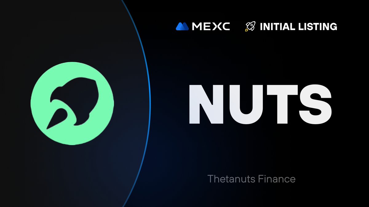 We're thrilled to announce that the @ThetanutsFi Kickstarter has concluded and $NUTS will be listed on #MEXC! 🔹Deposit: Opened 🔹NUTS/USDT Trading in Innovation Zone: 2024-05-20 10:00 (UTC) Details: mexc.com/support/articl…