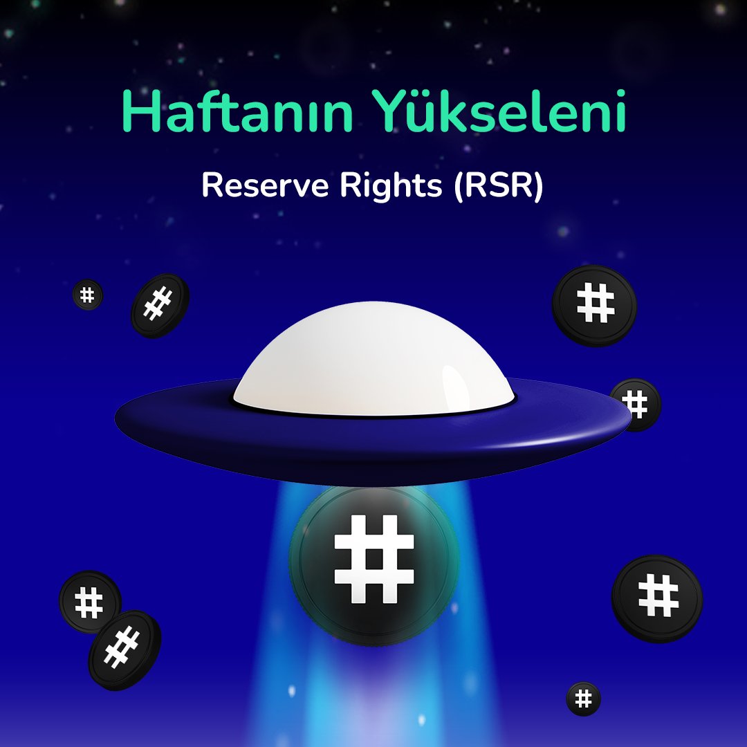 Haftanın Yükseleni $RSR 🎉 Geçen hafta %37,55 oranında artış göstererek haftanın en çok yükselen kripto paralarından birisi oldu! 🤩 İncele ve hemen işleme başla! 👇 bitlo.com/kolay-alis-sat…