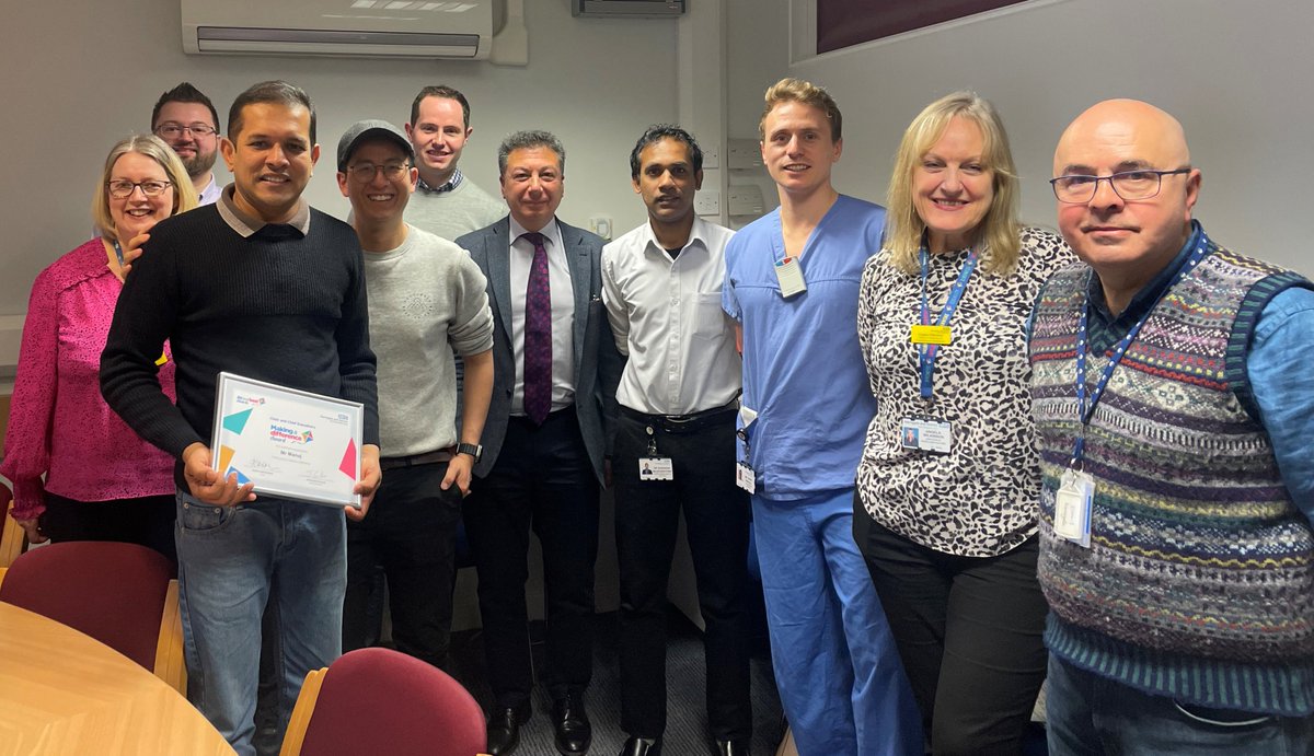 Congratulations Manoj on your Making a Difference Award! You went the extra mile by coming in one day while on annual leave to assist your colleague in theatre. You really made a difference! 👏💙