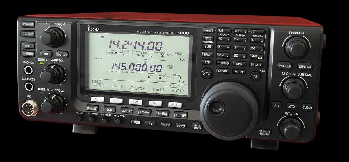 Icom IC-9100
HF/UHF/VHF Transceiver