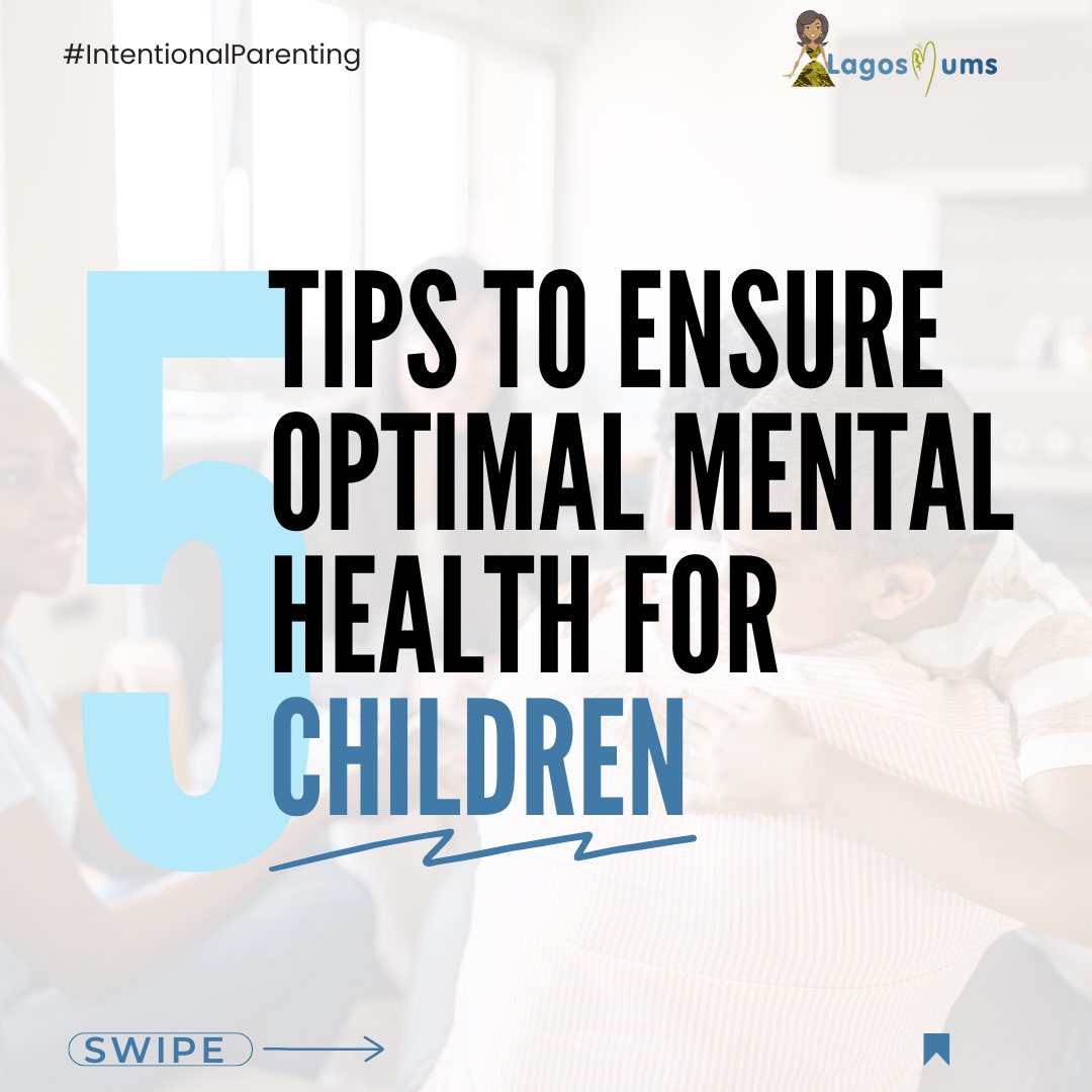 Curious about how to ensure your child's mental well-being? 🤔

See thread👇 for 5 essential tips on fostering optimal mental health for your children! 🧠💖

#LagosMums #Family #mentalhealth #MentalHealthSupport #parenting
