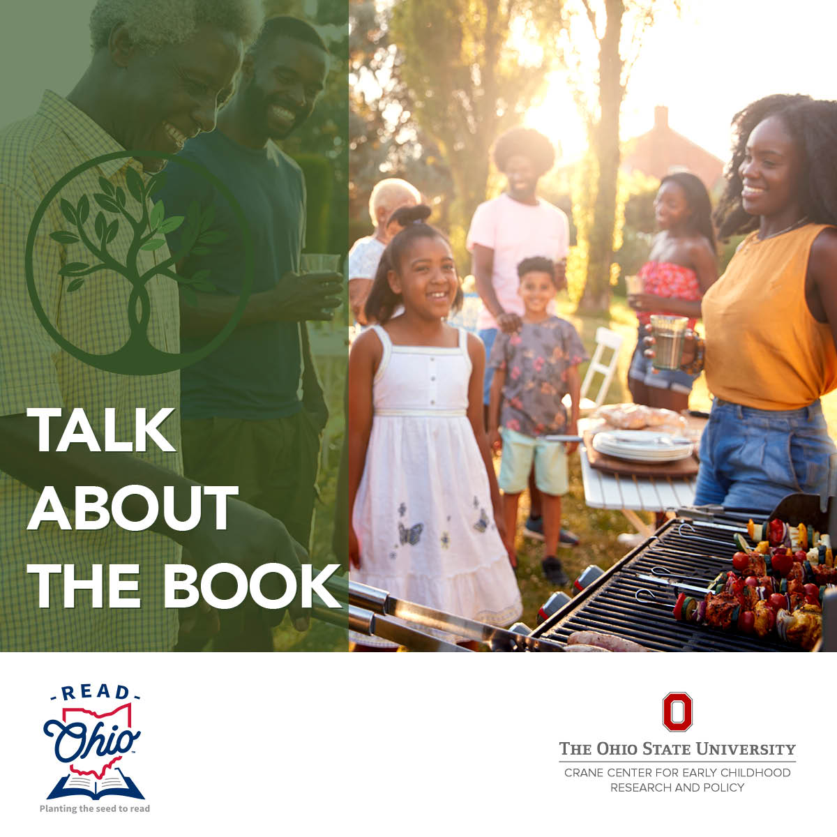 We’re back with more ideas on talking about books with your child!

Read about things you’ll do together. “This book is about a family cookout. We’ll go to a cookout next week.” 🍔

Ask questions and let your child ask questions. #ReadTogetherGrowTogether   @OHEducation