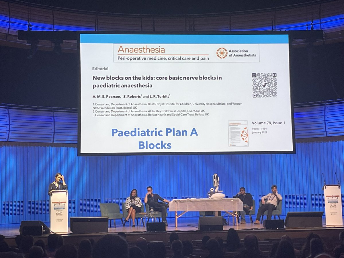 @AMEPearson kicking off #APAGBI2024 with an excellent overview of #PaedsPlanABlocks and the clear advantages for paediatric practice #regionalanaesthesia #NewBlocksOnTheKids @RegionalAnaesUK @APAGBI