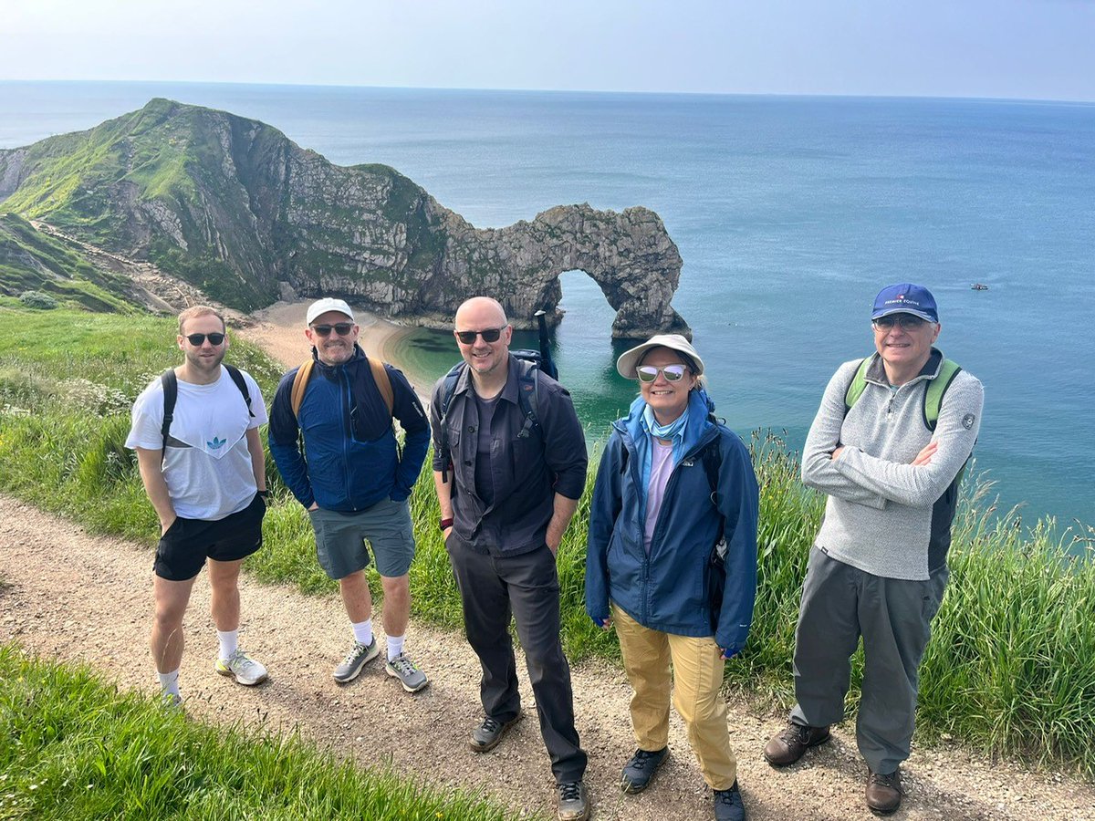 We have been out training for our Jurassic Coast challenge in July, covering 48km from Weymouth to Swanage in a day...

Our latest training walk was a circular route from the famous landmark of Durdle Door...