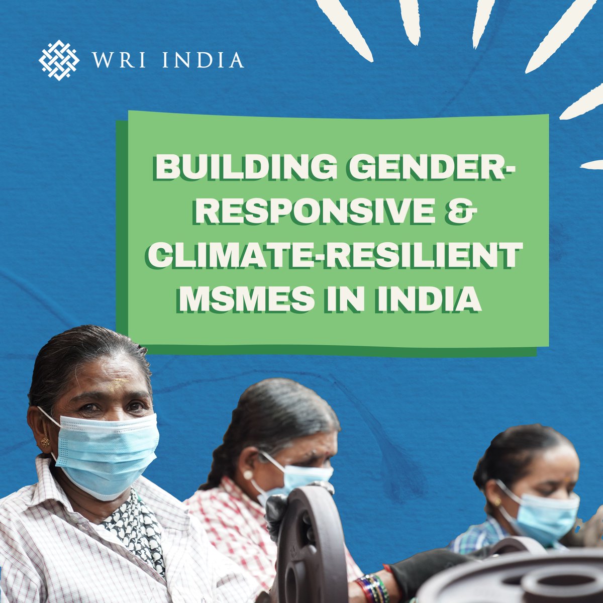 WRIIndia's tweet photo. Over 95% of women-led Indian #MSMEs are informal, restricting their access to knowledge, finance, and professional networks.

Our latest Conference Proceeding gives insights on strategies to support women workers and #MSMEs for a low-carbon transition.
👉https://t.co/bgV3wuyELP https://t.co/EYXbhEmh0d