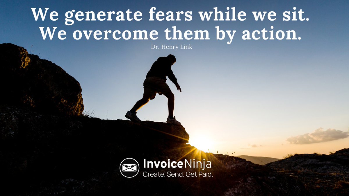 Focus on taking action. We’ll help with the invoicing. 🚀

#mondaymotivation #motivationmonday #InvoiceNinja #getpaid #invoice #invoicing #smallbusinessowners #freelancelife