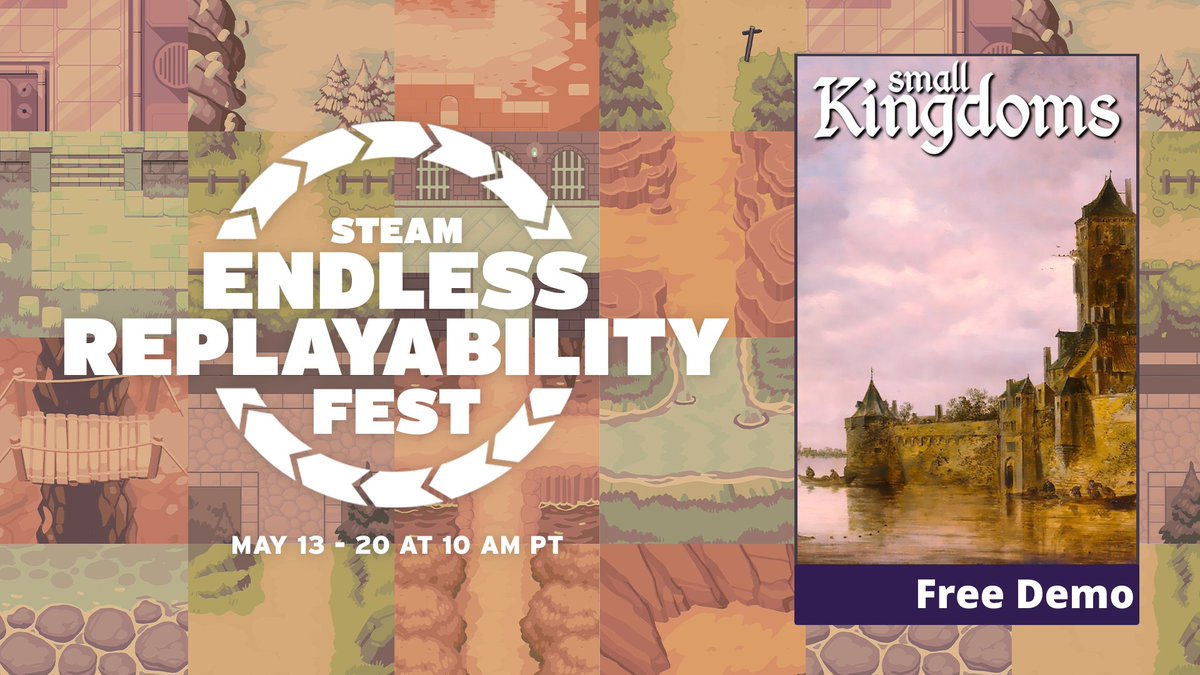 badlogicstudios's tweet photo. It's #DemoMonday and the last day of the #EndlessReplayability #SteamFest
Check out our demo for Small Kingdoms and play an early example of one of the campaigns that can be generated
We'll keep the demo up for another week to give you time to play
https://t.co/kCrfwzGKKr https://t.co/QgjF18HWB6