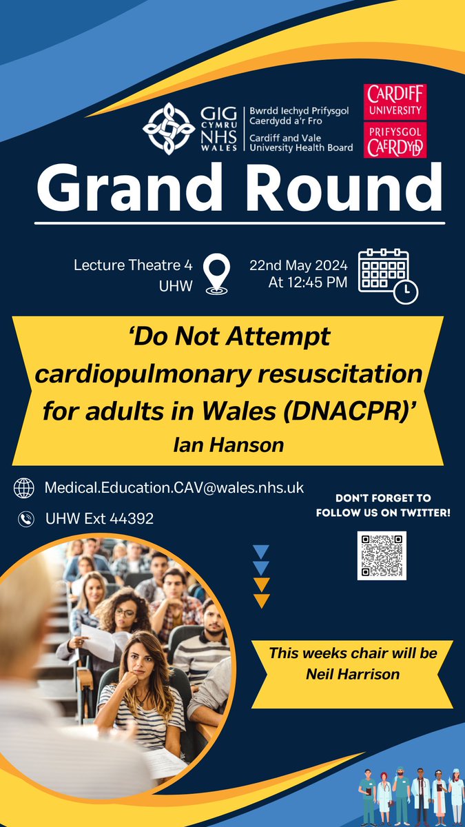 Grand Round - Wednesday 22nd May🏥Presented by Ian Hanson, Resuscitation practitioner