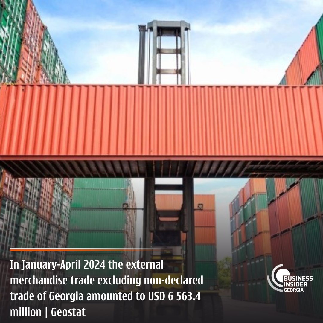 insider_georgia's tweet photo. 📌 External Merchandise Trade of Georgia in January-April 2024 @Geostat100 

👉 Read more | https://t.co/3qQxxxlvHP

#BusinessInsider #Georgia #Geostat https://t.co/HbJD6WHVLU