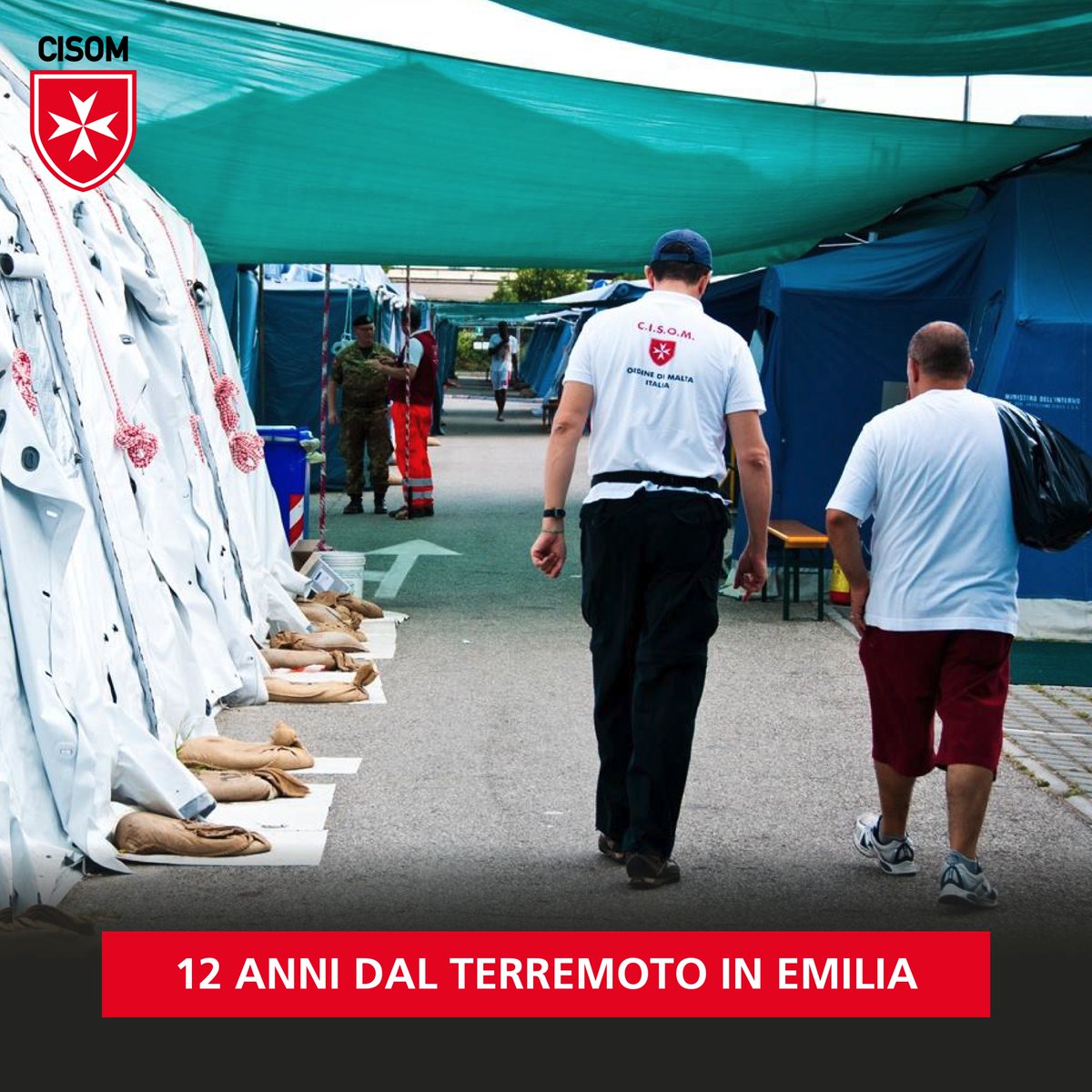 CIS0M's tweet photo. In memoria del Terremoto dell'Emilia del 2012 ❤️🩹 Era il 20 maggio 2012 quando un #terremoto di magnitudo 5.9, alle 4.03 del mattino, colpì violentemente l'#EmiliaRomagna.
#sisma #volontariato #volontari #CISOM https://t.co/4AoDPX9Qax