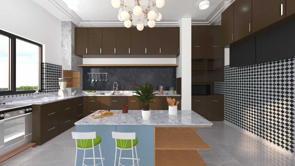 Upstairsup's tweet photo. KITCHEN DESIGN #2
3DS MAX AND VRAY 
MODELED WITH REVIT https://t.co/sXMLGP9zvf