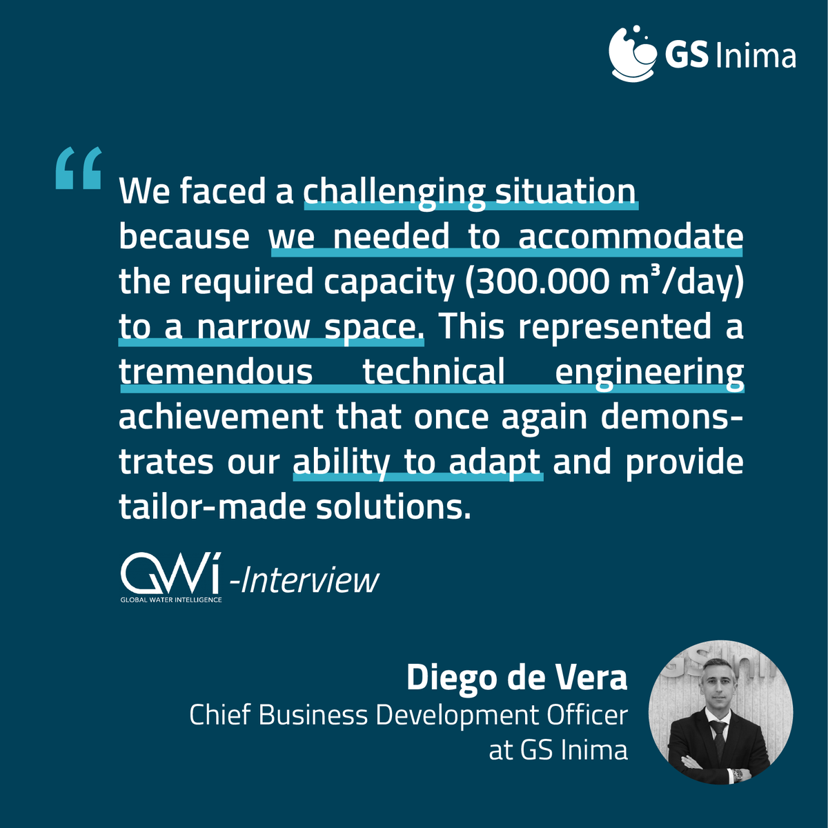 GsInima's tweet photo. In the latest GWI Magazine, DIEGO DE VERA MOLERO, CBDO of GS Inima, discussed the amended water purchase agreement for Ghubrah III. After three years and overcoming many challenges, we are closer to realizing the desalination plant.
Read the full article👇
#weinima https://t.co/0C06nqPNbI