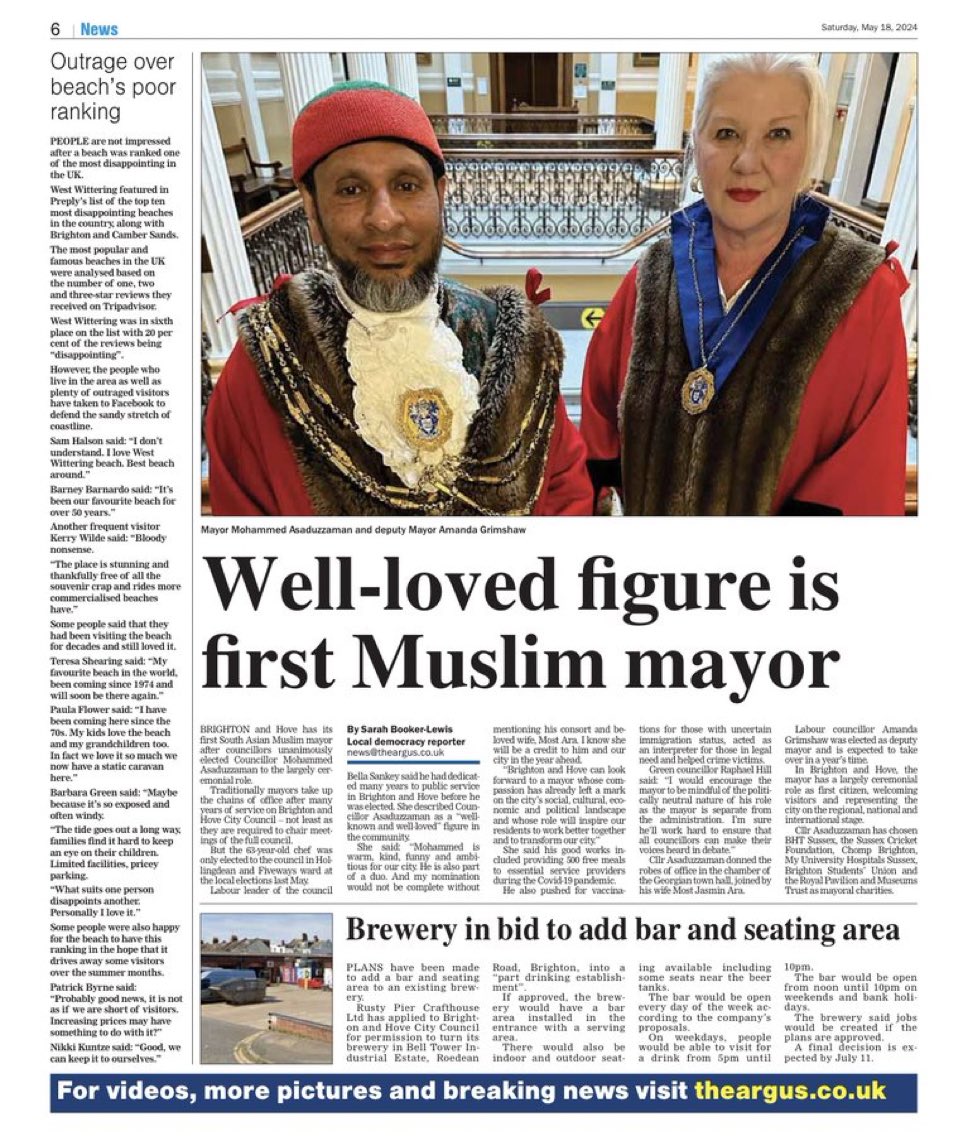 Our new Mayor and Deputy Mayor. A fantastic team that adore this city. Article from @BHDemocracyNews