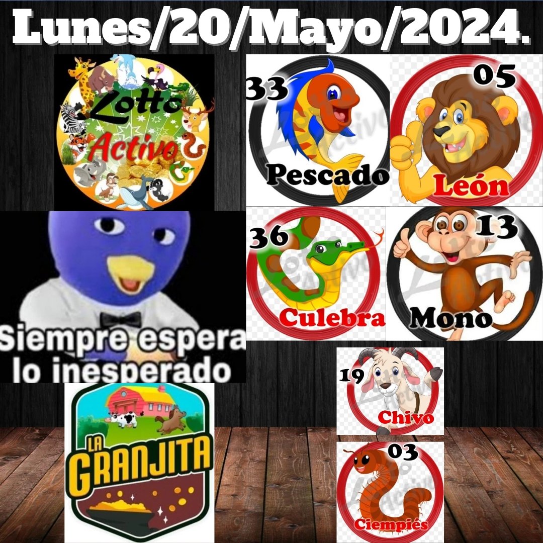 Lunes/20/Mayo/2024.

#LottoActivoYLaGranjita #RegalosAbiertos #ElGordoDeOro3 #Instagran #elgordodeoro3_official #Twitter #TikTok #Subscription #ElReydelosPronosticos #Tendencias #viralpost #GanaDineroConmigo #ElEquipoGanador