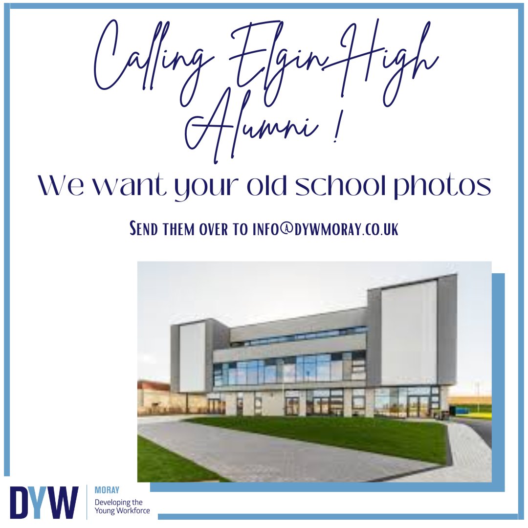 Are you a former Elgin High student? We want your old secondary school photos to show at our Alumni rewind events! 📷 Please send across the photos to the email above, by the 15th of June. 🤩 @elginhighHT