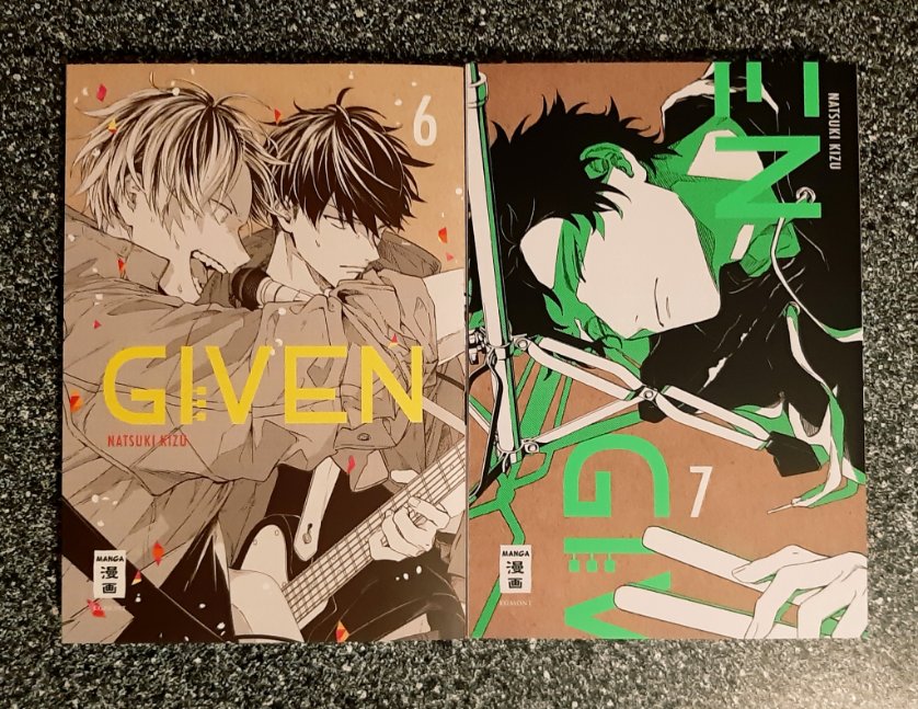 Given 6-7 (Reread)

Jetzt rückt die Band von Hiiragi und Shizusumi in den Vordergrund.
Die Kindheits-Story mit dem Origamipapier war so süß❤
Aber es kündigt sich auch schon das nächste Drama an. Und das Ende war wieder 😥💔
Bin so gespannt wie es weitergeht!
#mangayear24