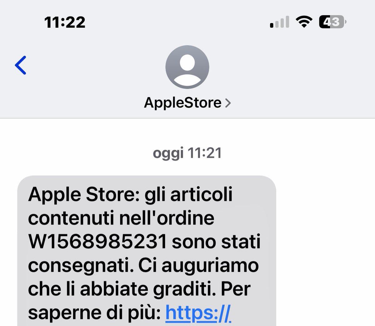 Non c’è nulla (o quasi) che mi emoziona quanto un messaggio proveniente dalla mia mela preferita #appleaddicted 🍎