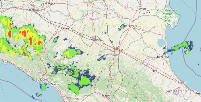 ⚡#InfoMeteoER Si segnalano #temporali sull’Appennino della provincia di #Parma in spostamento verso la provincia di #Piacenza ➡️bit.ly/radarmeteoER