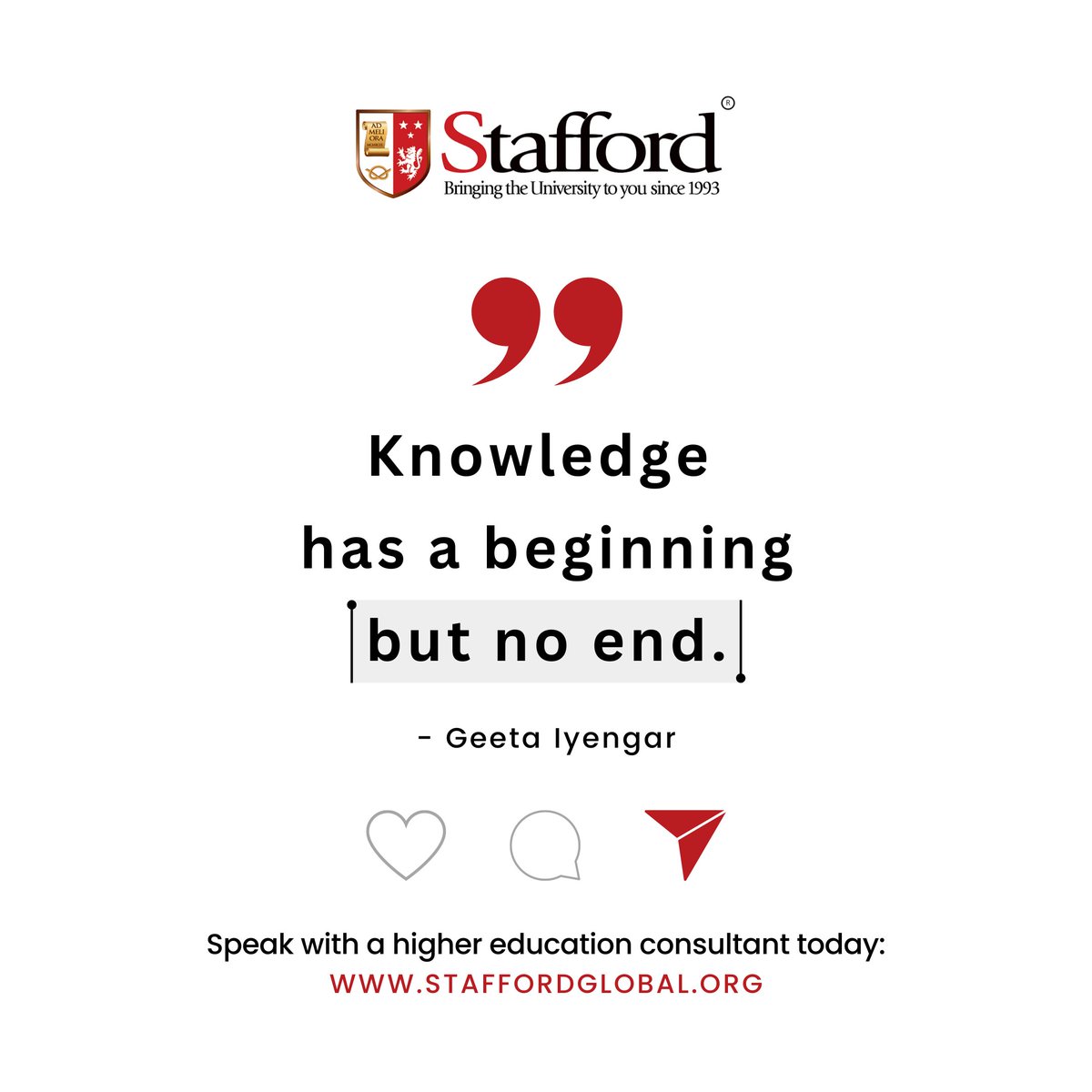 With online education, you can continuously expand your knowledge and skills without any limits. Keep evolving and keep growing through the power of online learning. Where will your quest for endless knowledge take you next? 🌐 staffordglobal.org #LifelongLearning