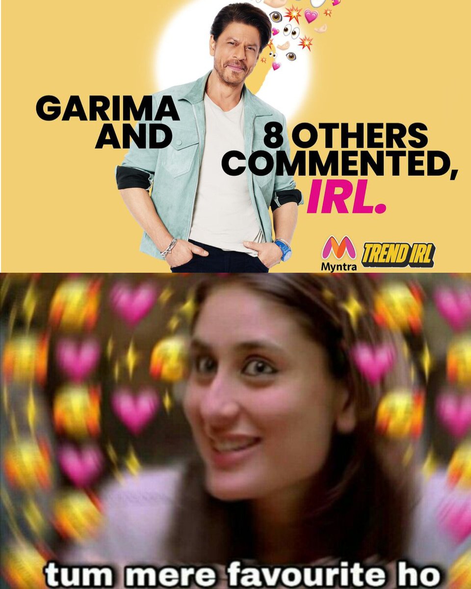 Captainlevii_'s tweet photo. Garima and 8 others commenting on SRK be like : https://t.co/w62RDJuVf8