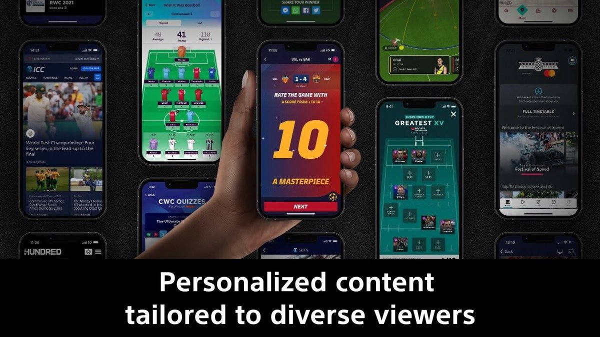 Realizing how excitement drives success, #Sony is embracing the challenge of expanding how excitement is found in sports, from real to virtual spaces. Through powerful collaborations, we’re offering new forms of entertainment connecting global sports fans. sony.com/en/SonyInfo/te…