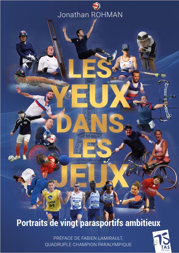 ⏰🥇 C'est l'or ! Il est l'or de se réveiller et de mettre en lumière les parasports.🥇⏰ 
Eh oui, on est exactement à 💯 jours des Jeux Paralympiques de Paris...  et c'est aussi le jour de la parution de 'LES YEUX DANS LES JEUX : portraits de vingt parasportifs ambitieux !'